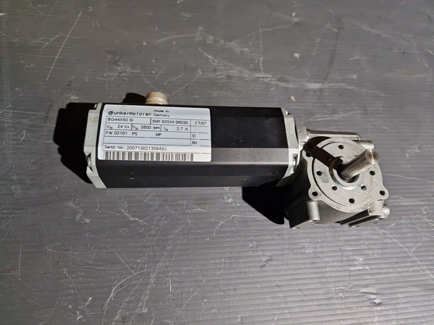 Dunkermotoren BG44X50SI SG62 24V DC Gleichstrom Motor mit Getriebe