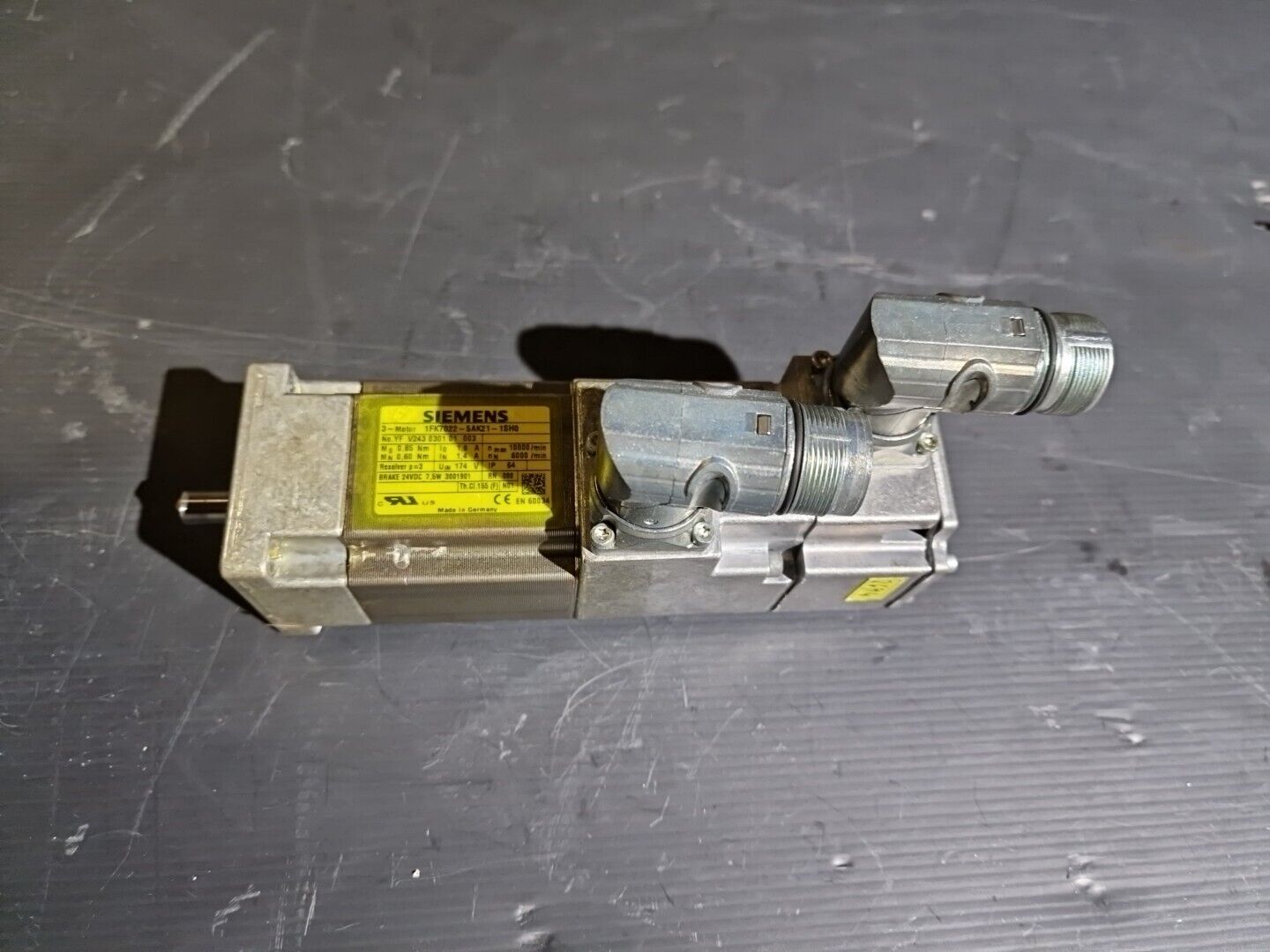 Siemens Simotics 3 ~ Servomotor 1FK7022-5AK21-1SG0