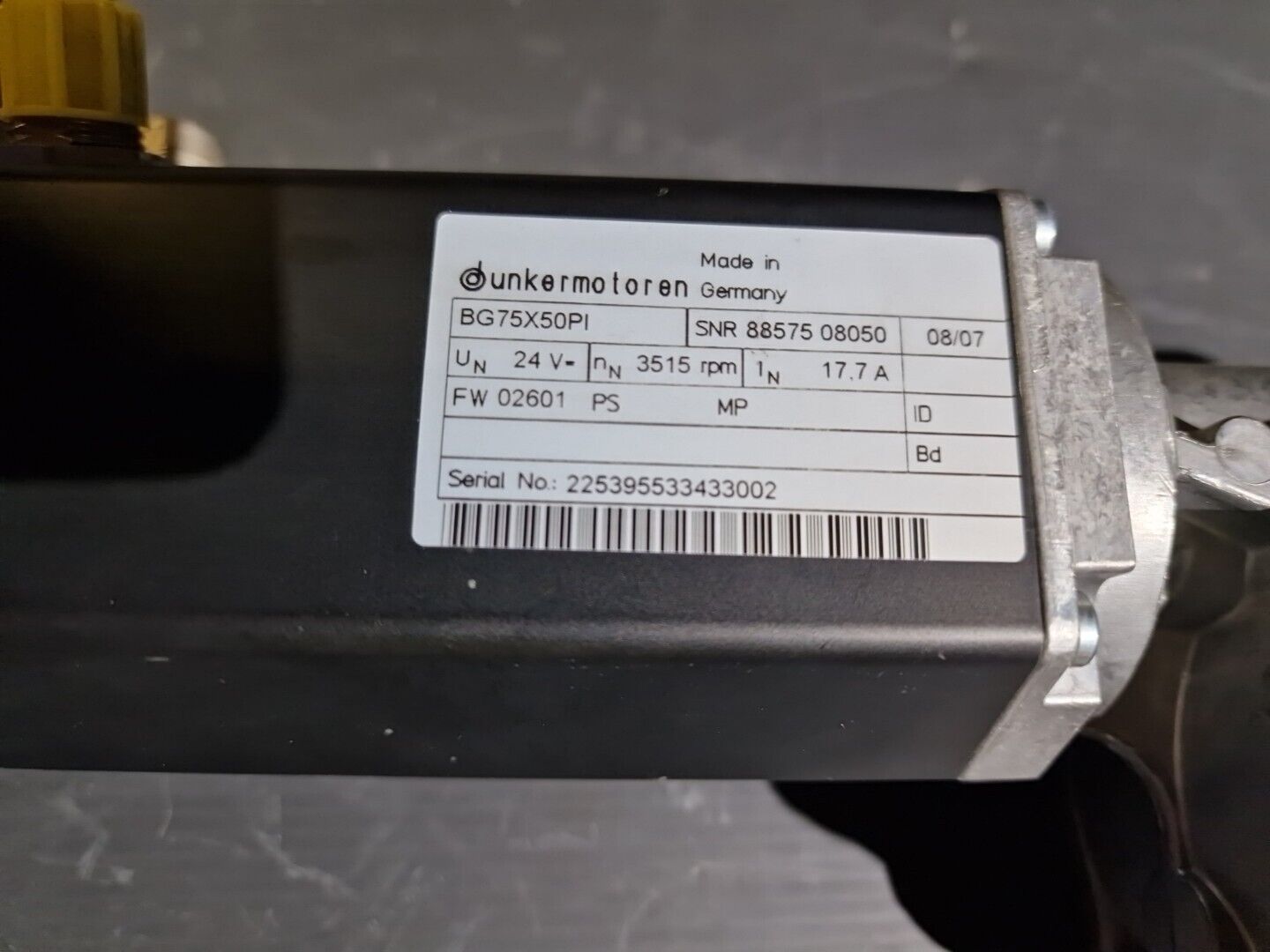 Dunkermotoren Typ: BG 75X50PI Inkl. Getriebe SG120