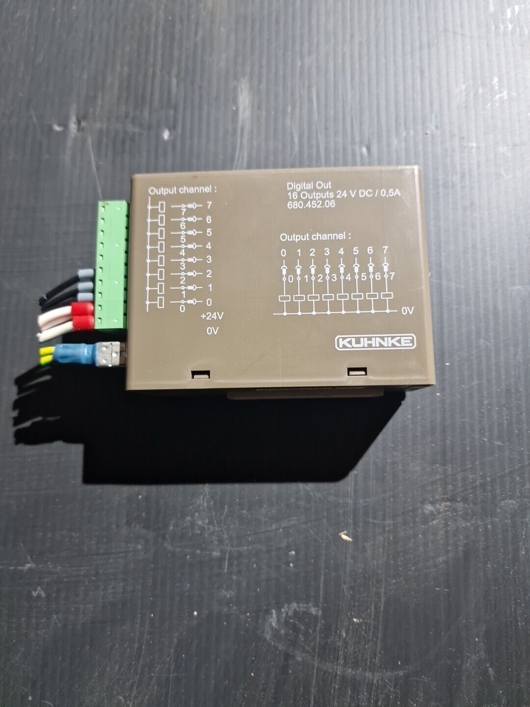 KUHNKE 680.452.06 Digital Output Module 16POL. 24VDC 0,5A