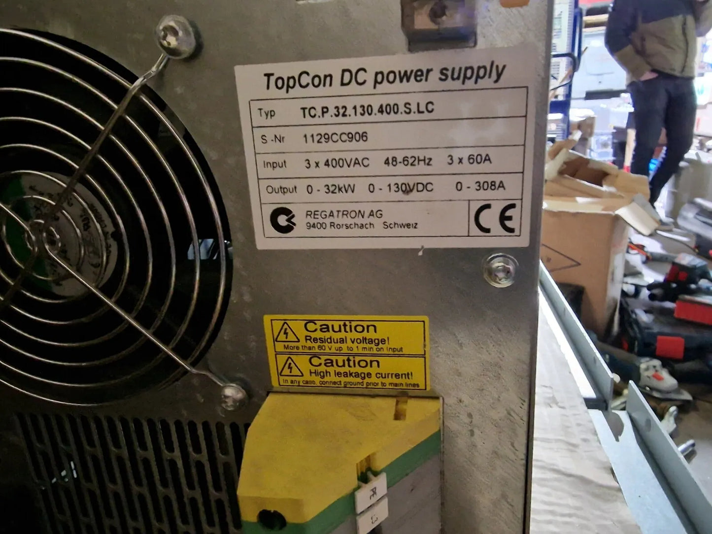 Regatron TopCon Gleichrichter TC.P.32.130.400.S.LC Netzteil 0-130V DC 0-32KW