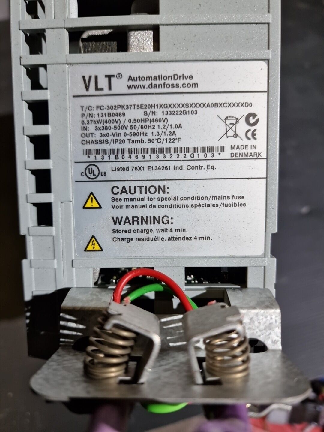 Danfoss VLT AutomationDrive FC-302PK37T5E20H1XG Frequenzumrichter