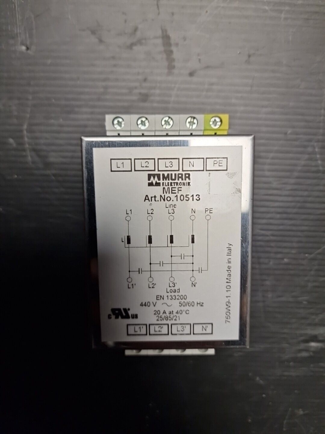 Murr Elektronik Filter Endstörfilter MEF 10513 EN133200