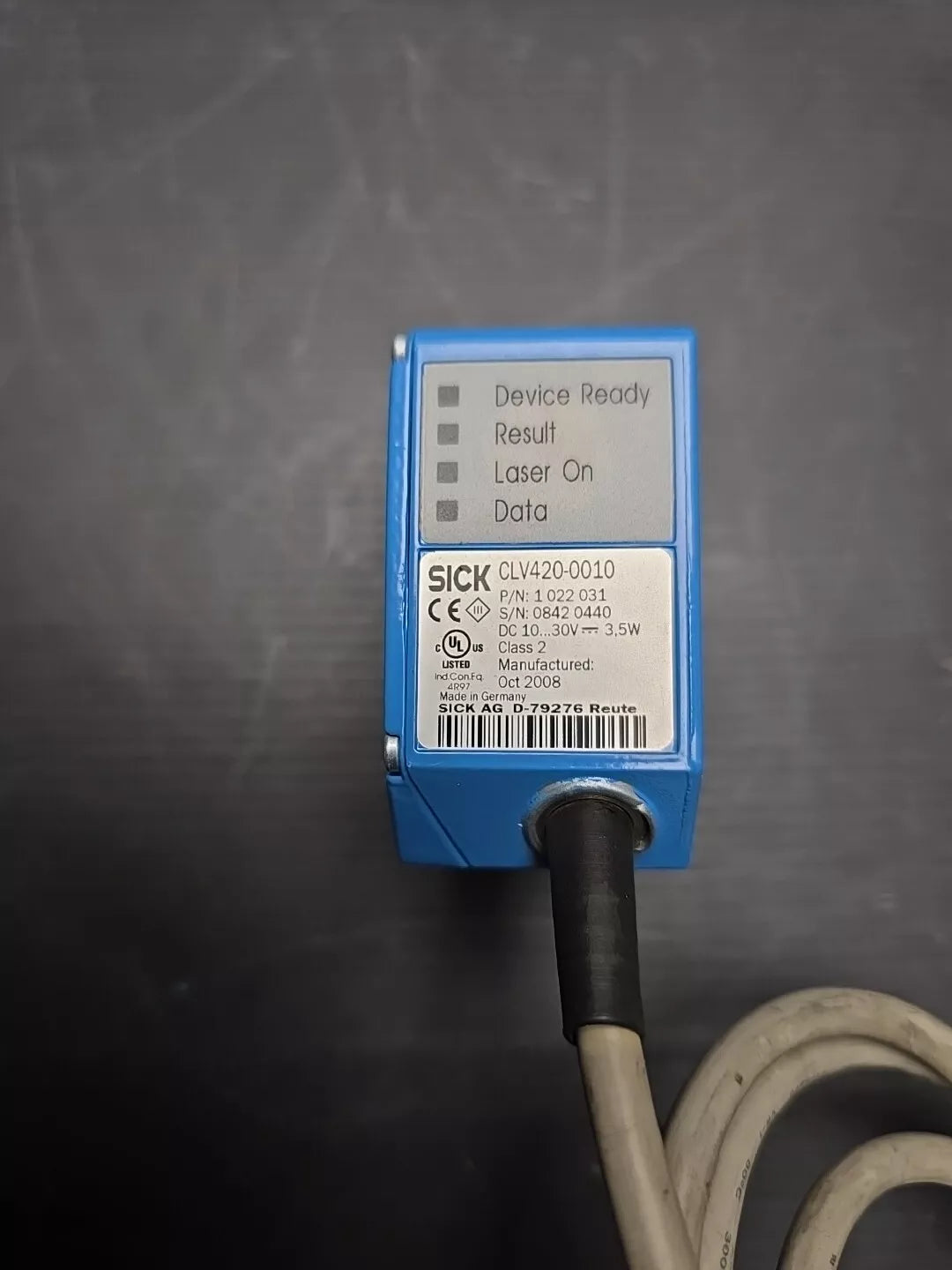 Sick CLV420-0010 Barcode-Scanner 1 022 031 Barcodelaser 30V 3,5W Scanner