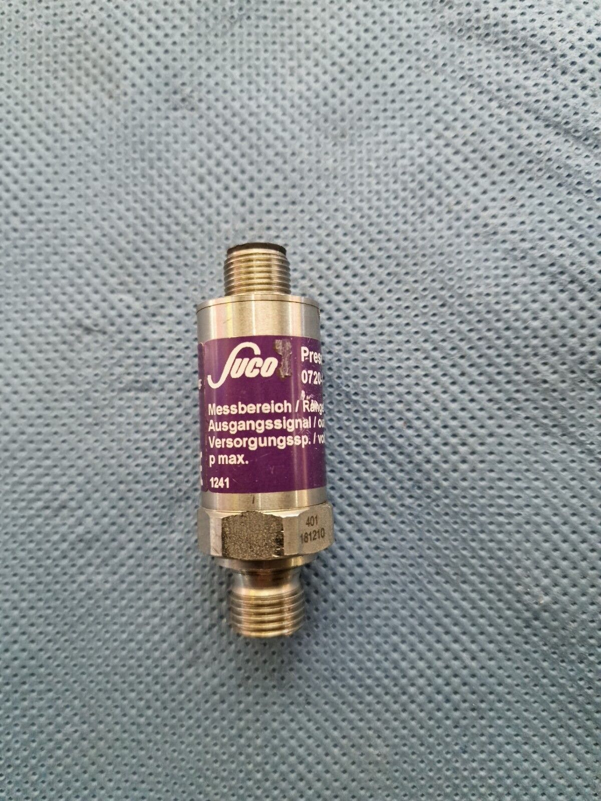 SUCO Drucktransmitter, Druckmessumformer 0720-10103-B-002 10-32VDC 0-10Bar