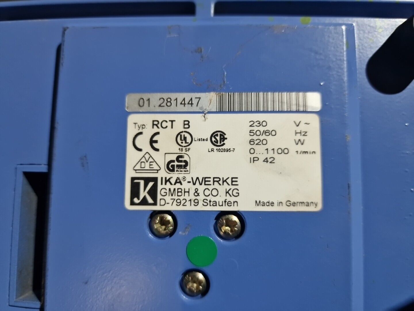 Magnetrührer mit Heizung IKA RCT-B stufenlos bis 250°C 0-1100 U/min