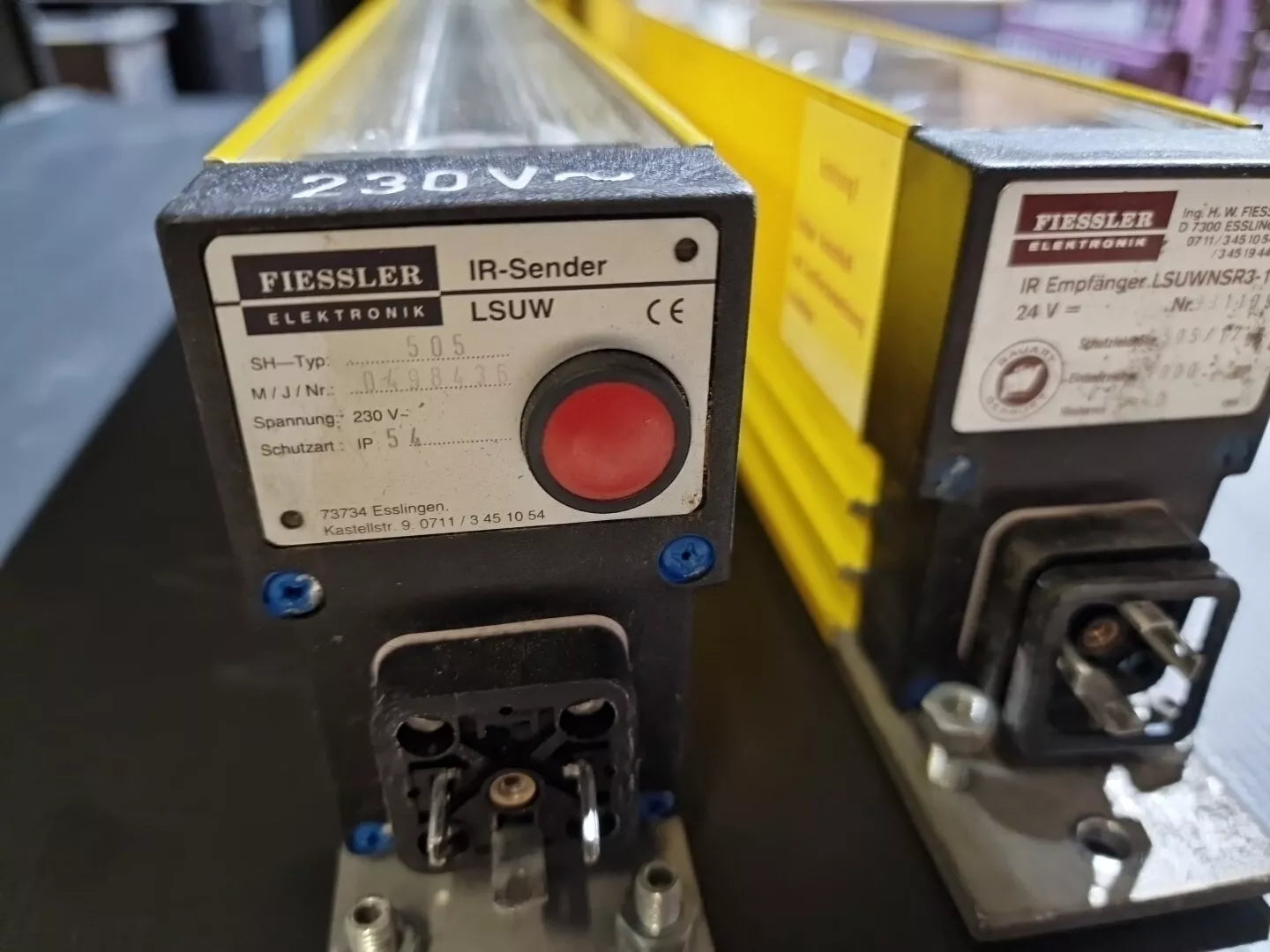 Fiessler Elektronik Lichtschranke LSUWNSR3-1 LSUW Sender und Empfänger