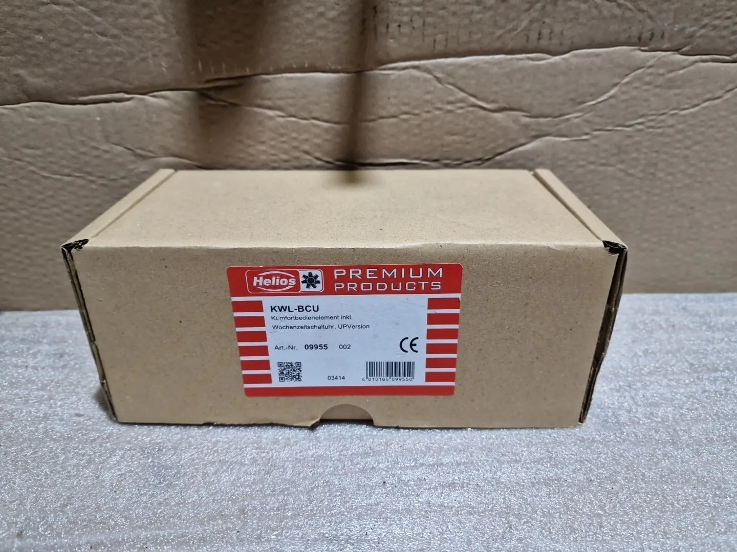 Helios Komfortbedienelement KWL BCU Art Nr 09955 UP Version Unbenutzt und OVP