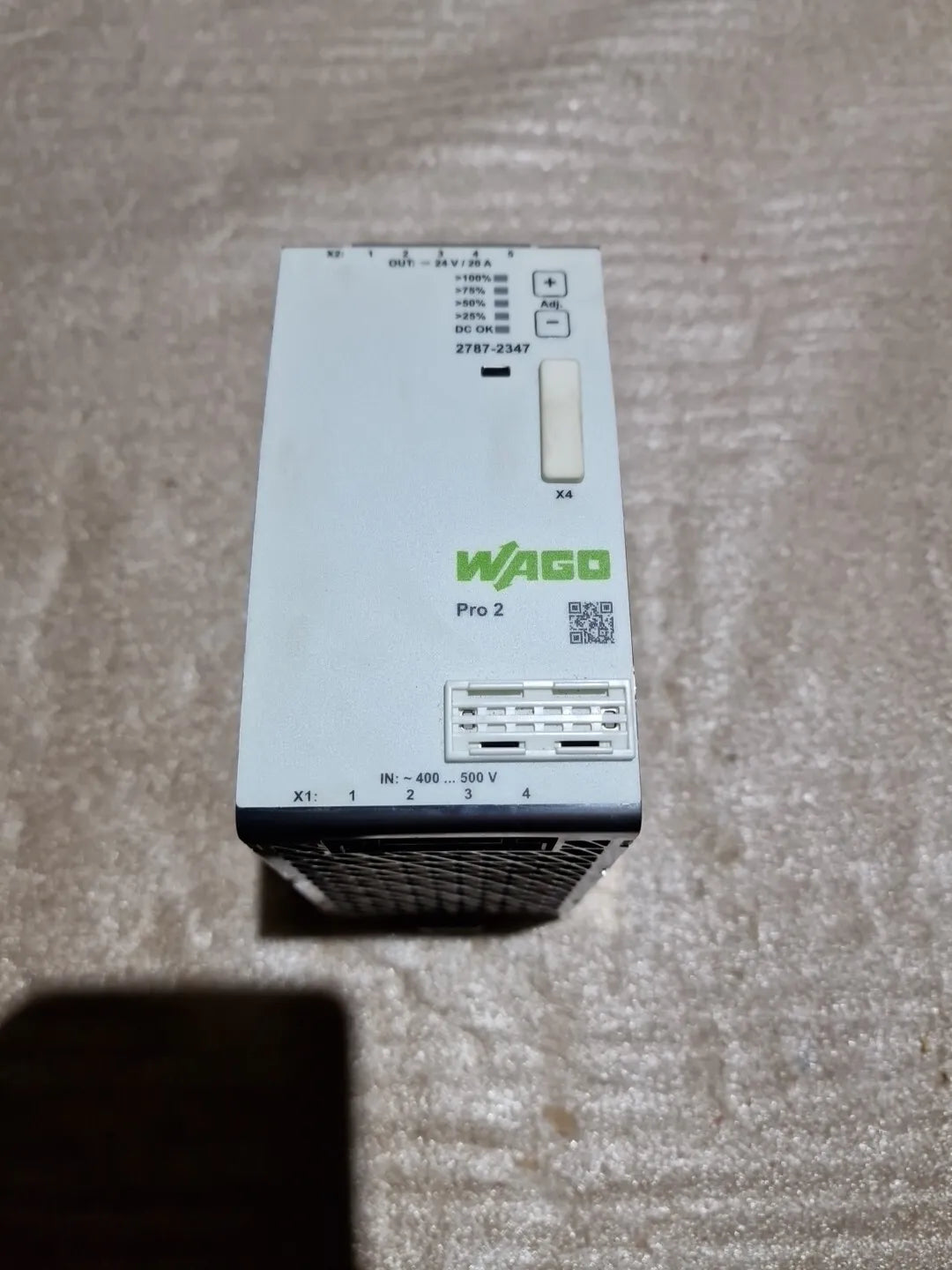 WAGO Hutschienen Netzteil Stromversorgung 2787-2347 24Dc 20A