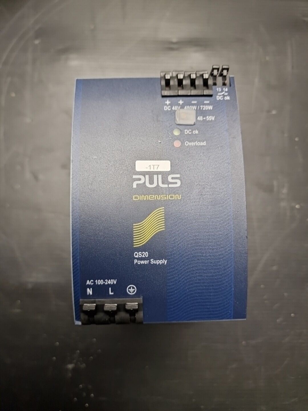 Pulse QS20.481 Power Supply 120VAC to DC 48-55V 15A