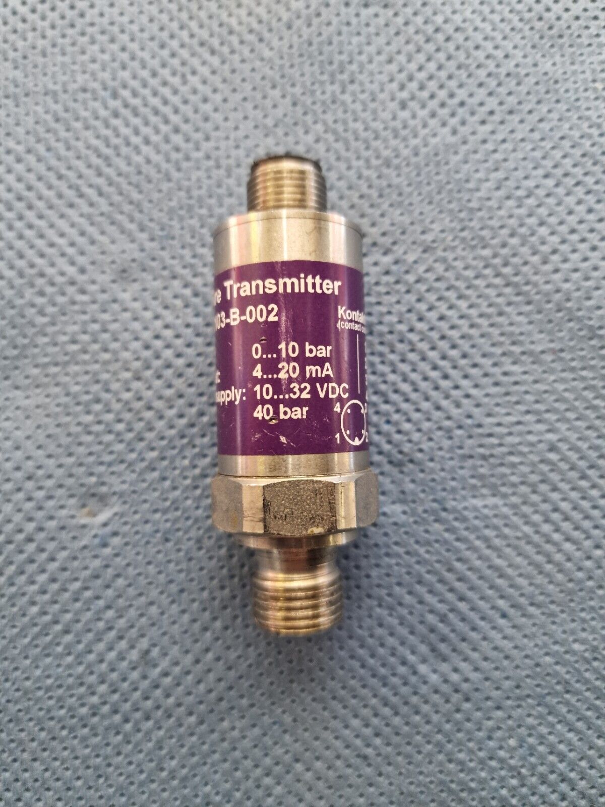 SUCO Drucktransmitter, Druckmessumformer 0720-10103-B-002 10-32VDC 0-10Bar