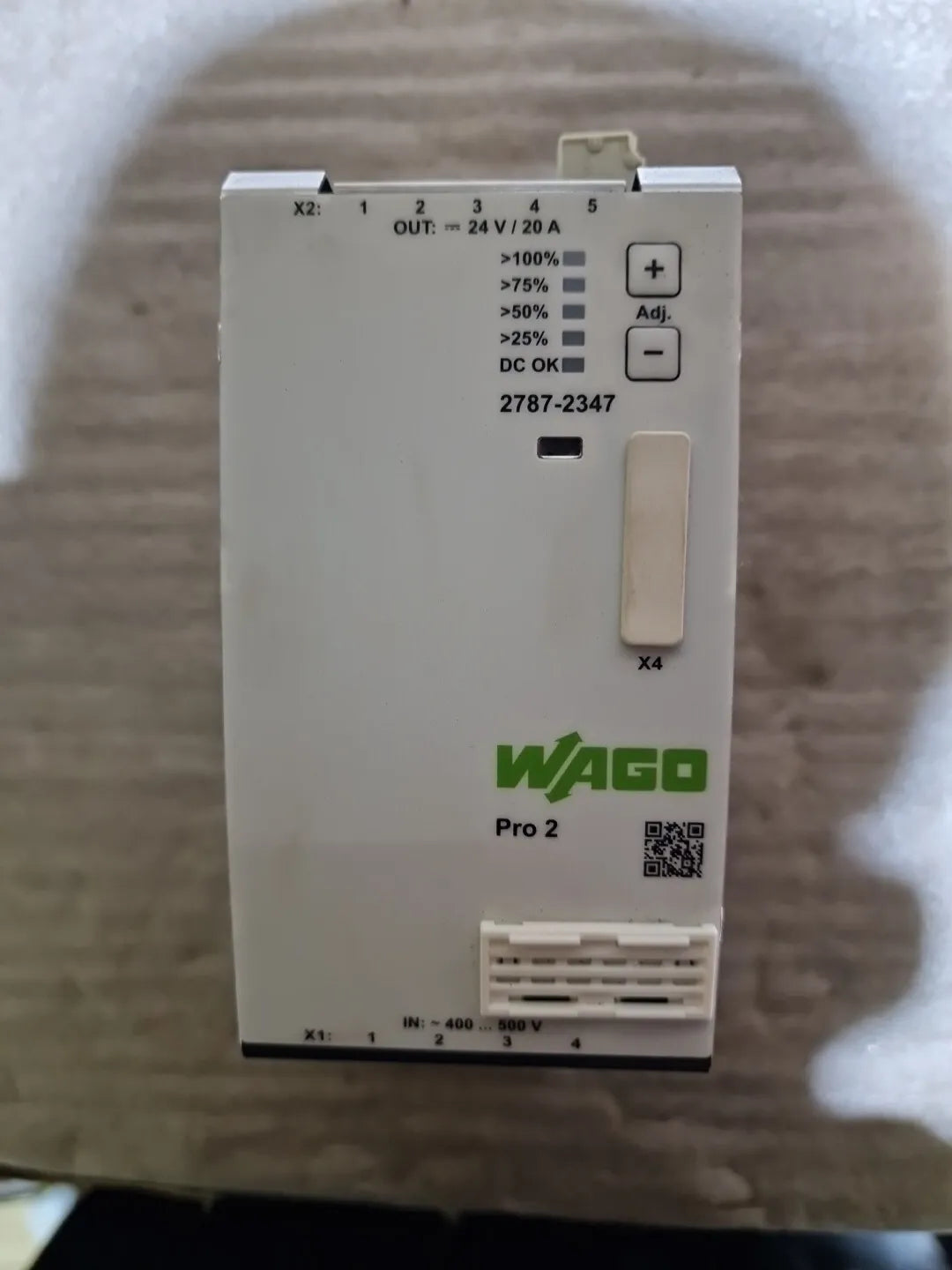 WAGO Hutschienen Netzteil Stromversorgung 2787-2347 24Dc 20A