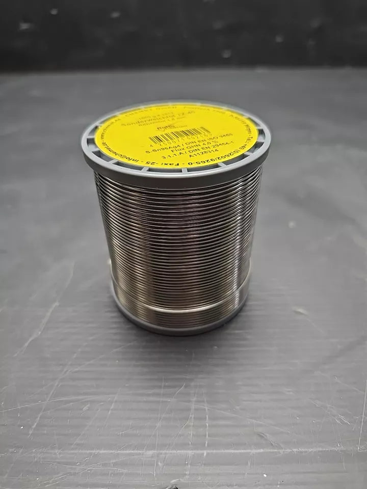 Chemet Weichlot 217 Lötzinn 1kg S-Sn96Ag4 TZ-40 Silberlot 1,5mm JUWELIER