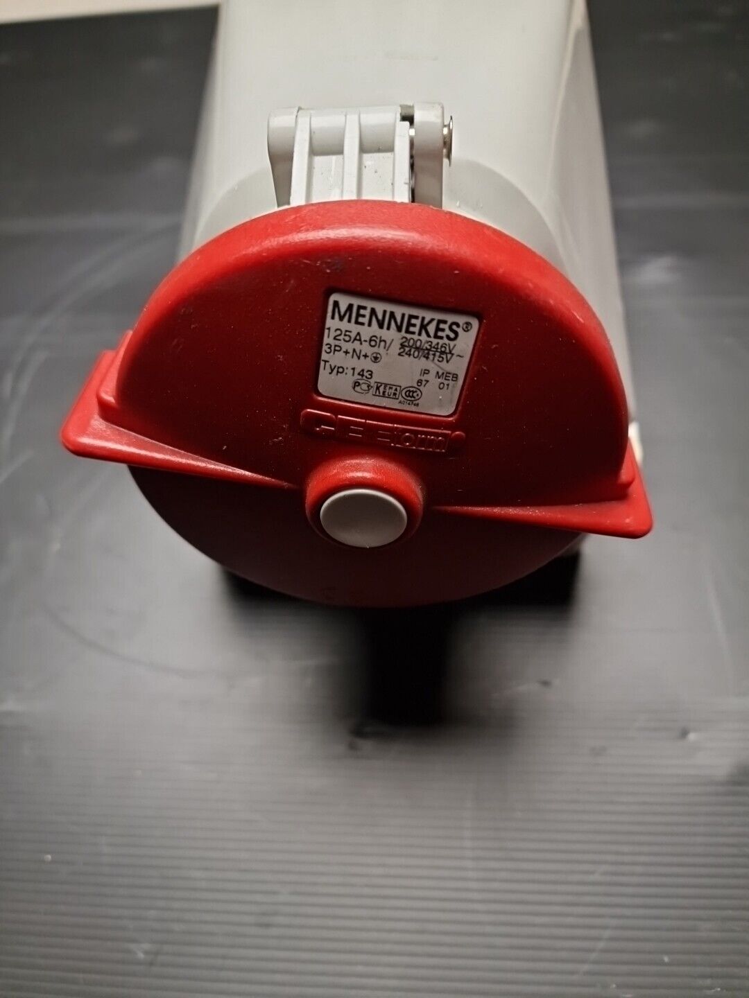 Mennekes Typ 143 Wandsteckdose 400V 125A 6h IP67 Wandanbausteckdose