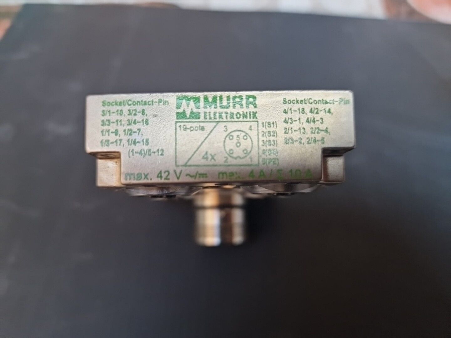 Murr elektronik MVP-Metall 8000-54520-0000000 Connector 4xM12 5pol Power Anschlussleitung