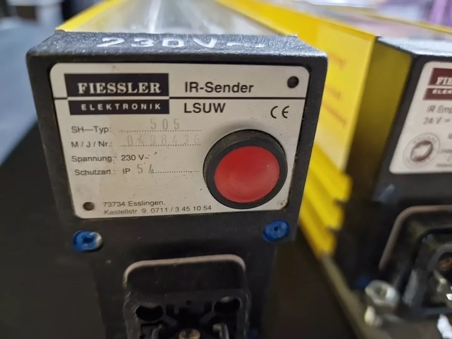 Fiessler Elektronik Lichtschranke LSUWNSR3-1 LSUW Sender und Empfänger