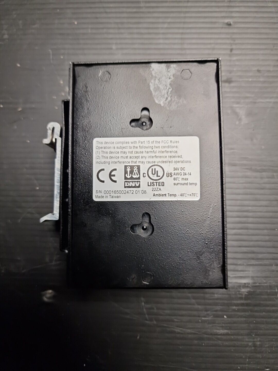 WAGO 852-111 5-Port 100Base-TX Industrial Eco Switch 24 V