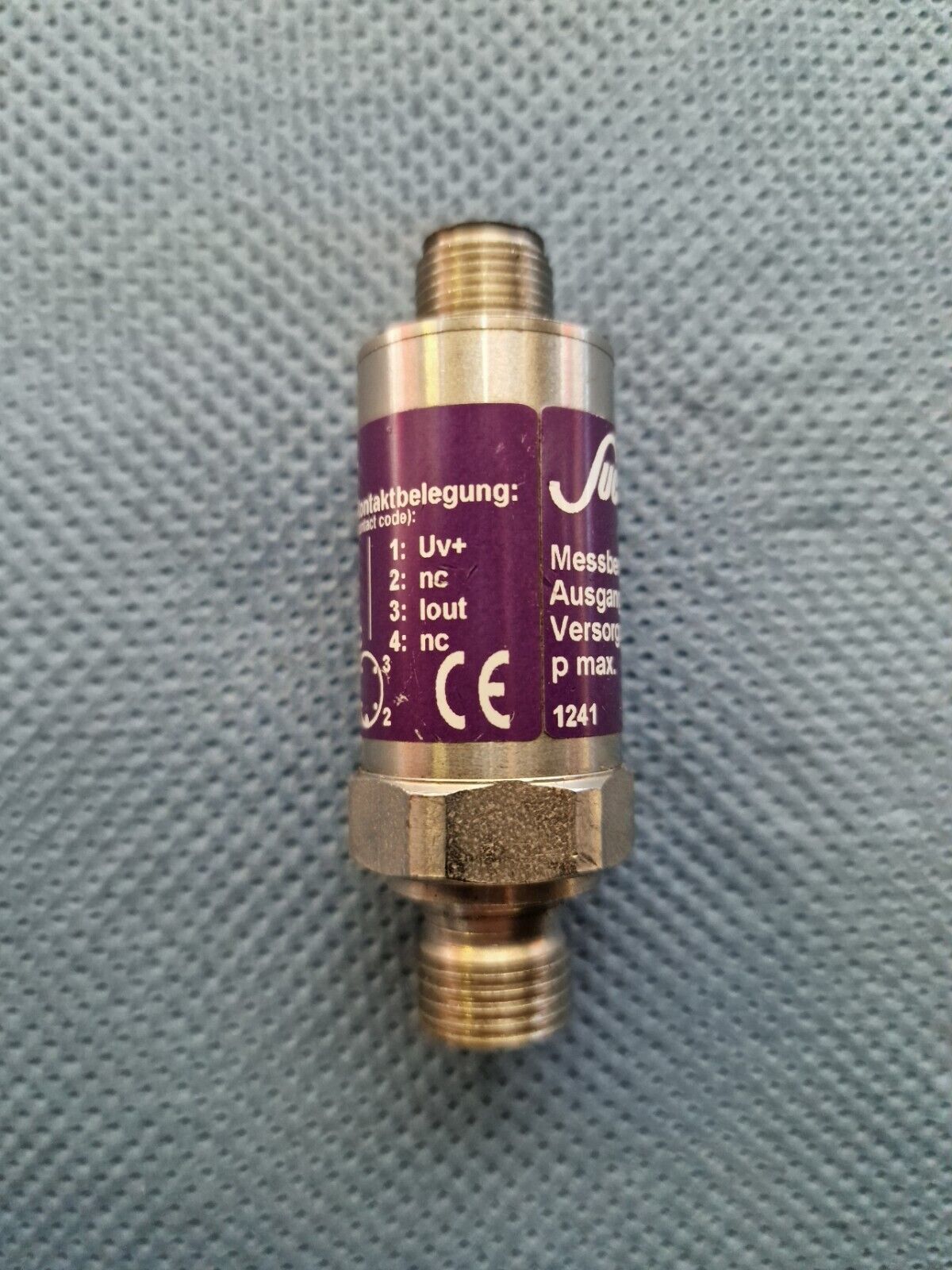 SUCO Drucktransmitter, Druckmessumformer 0720-10103-B-002 10-32VDC 0-10Bar