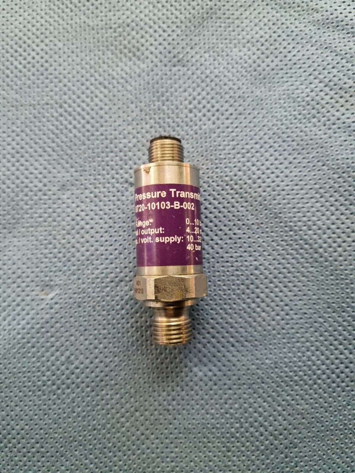 SUCO Drucktransmitter, Druckmessumformer 0720-10103-B-002 10-32VDC 0-10Bar