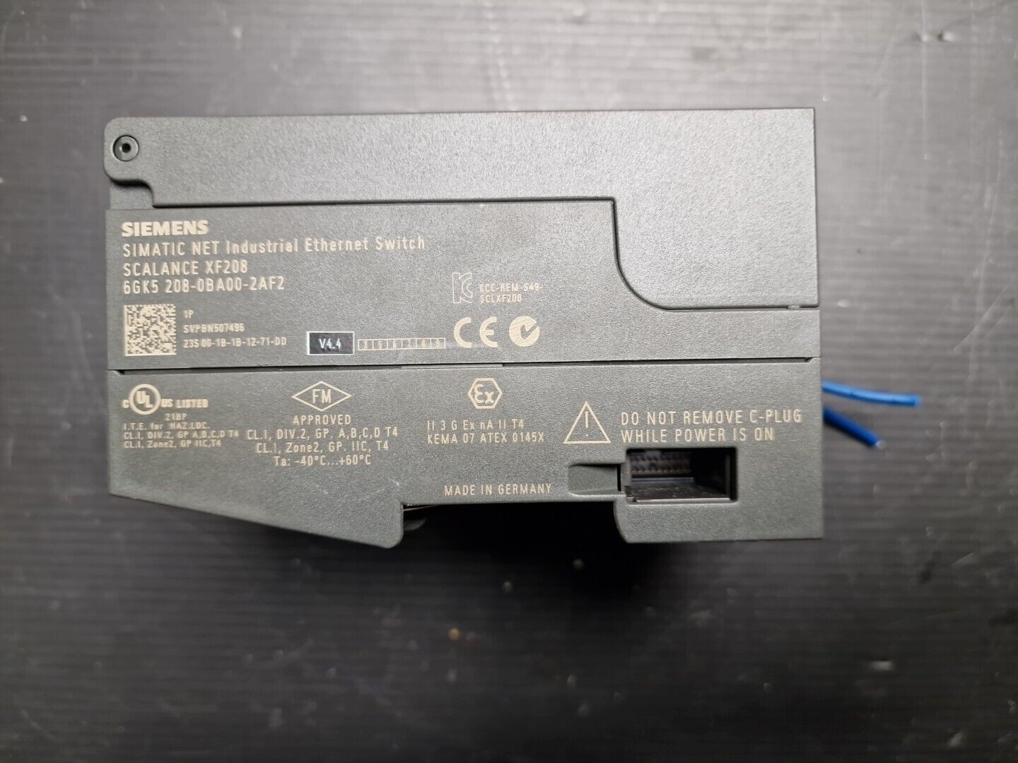 Siemens SCALANCE XF208 8 Port Netzwerk Switch 6GK5 208-0BA00