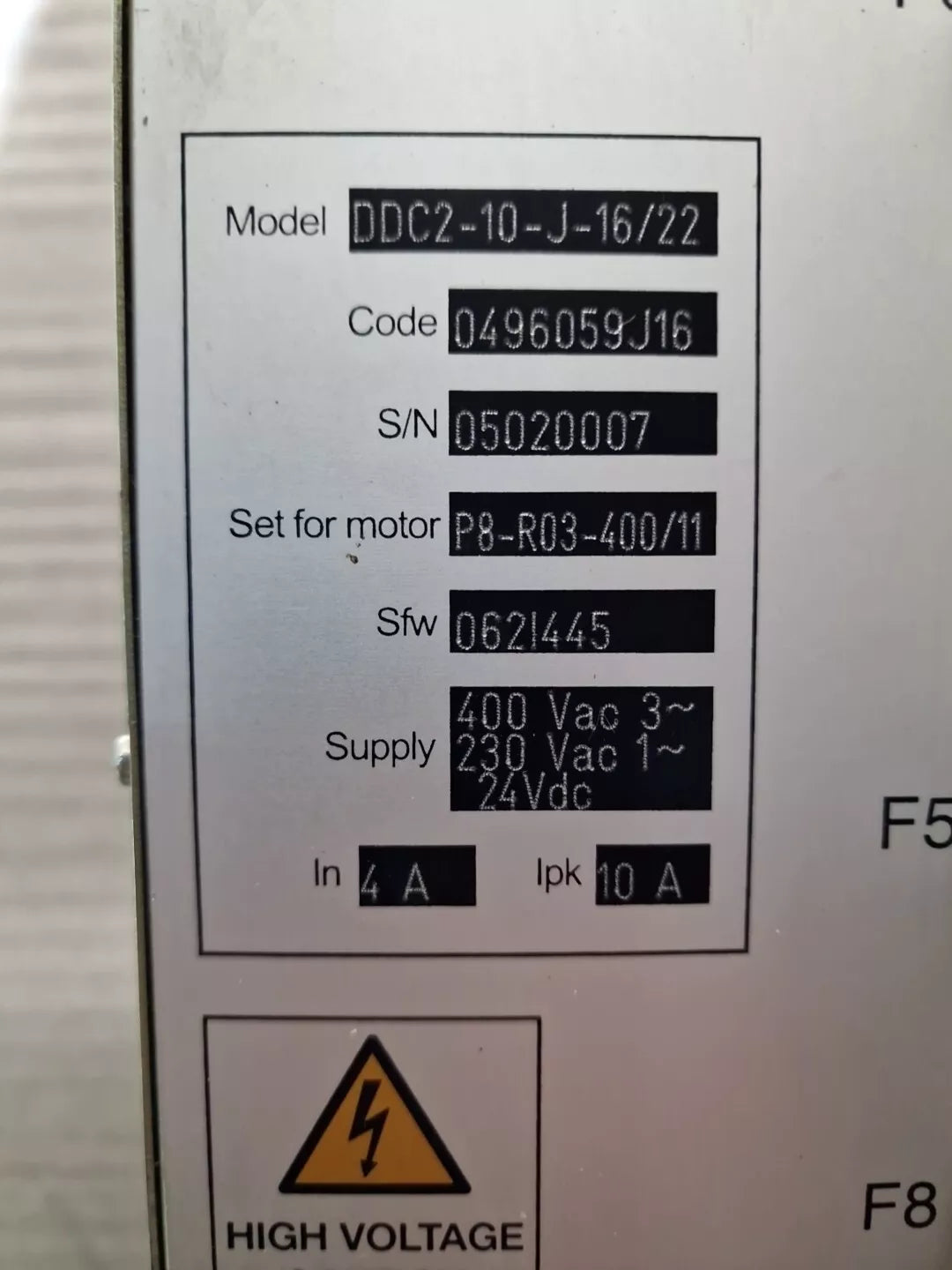 Duplomatic Elektrikmodul SERVOSTEUERUNG Motorcontroller DDC-10-J-16/22