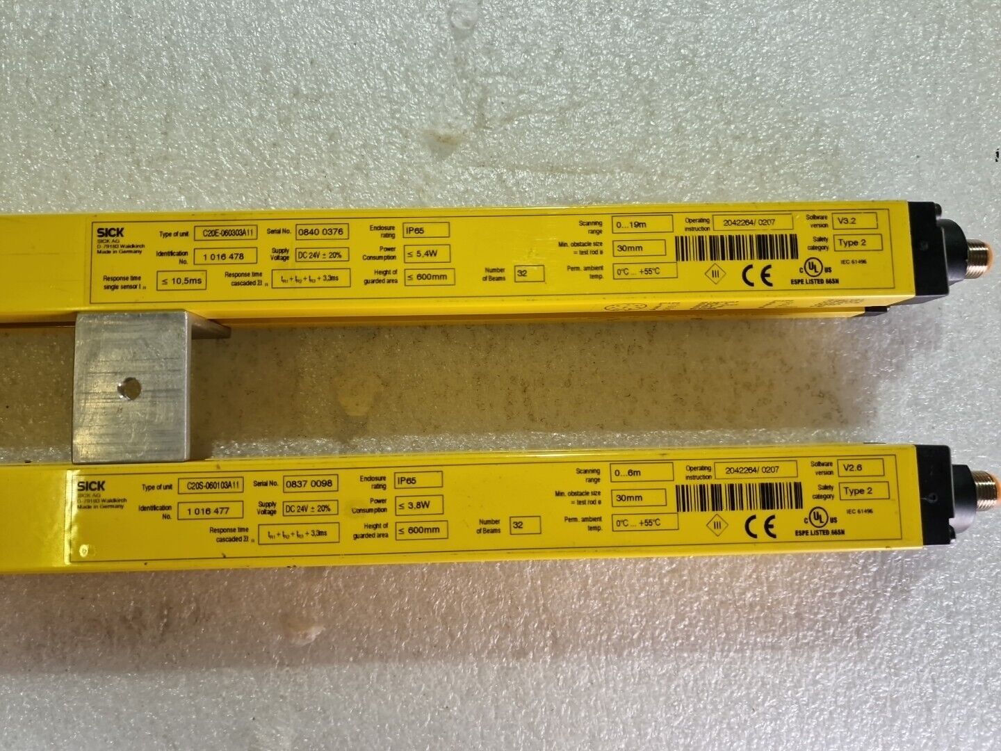 SICK C2000 C20S-060103A11 C20E-060303A11 Lichschranke Lichtvorhang 600mm
