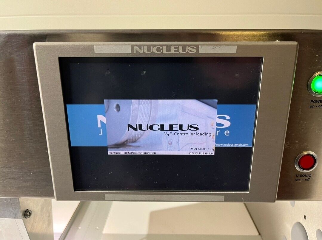 Nucleus Rotosonic V4E Flatbet Ultraschall Schweißgerät 2Kva 800 W 35 Hz