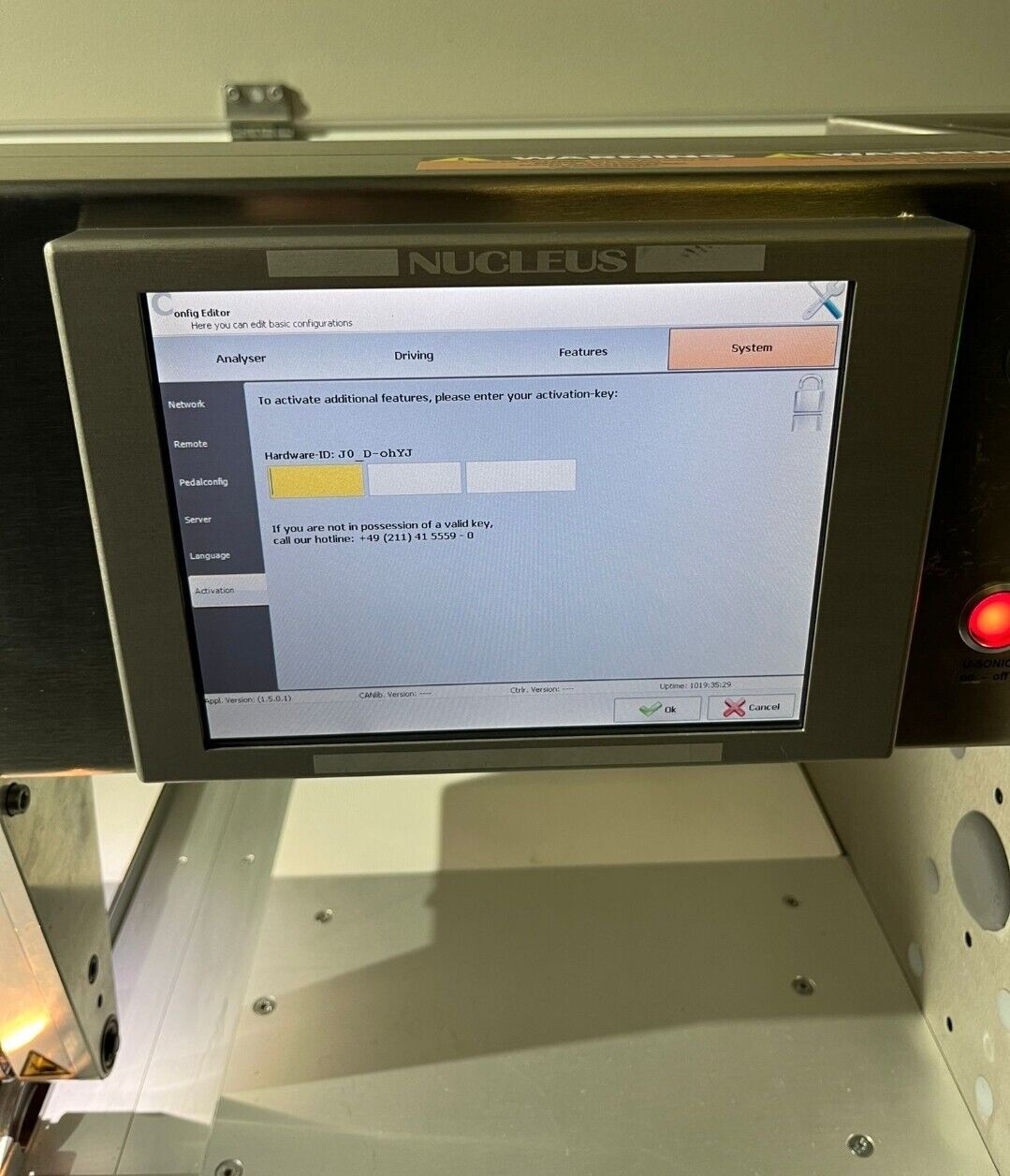 Nucleus Rotosonic V4E Flatbet Ultraschall Schweißgerät 2Kva 800 W 35 Hz