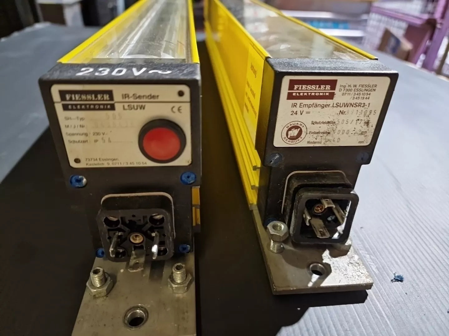 Fiessler Elektronik Lichtschranke LSUWNSR3-1 LSUW Sender und Empfänger